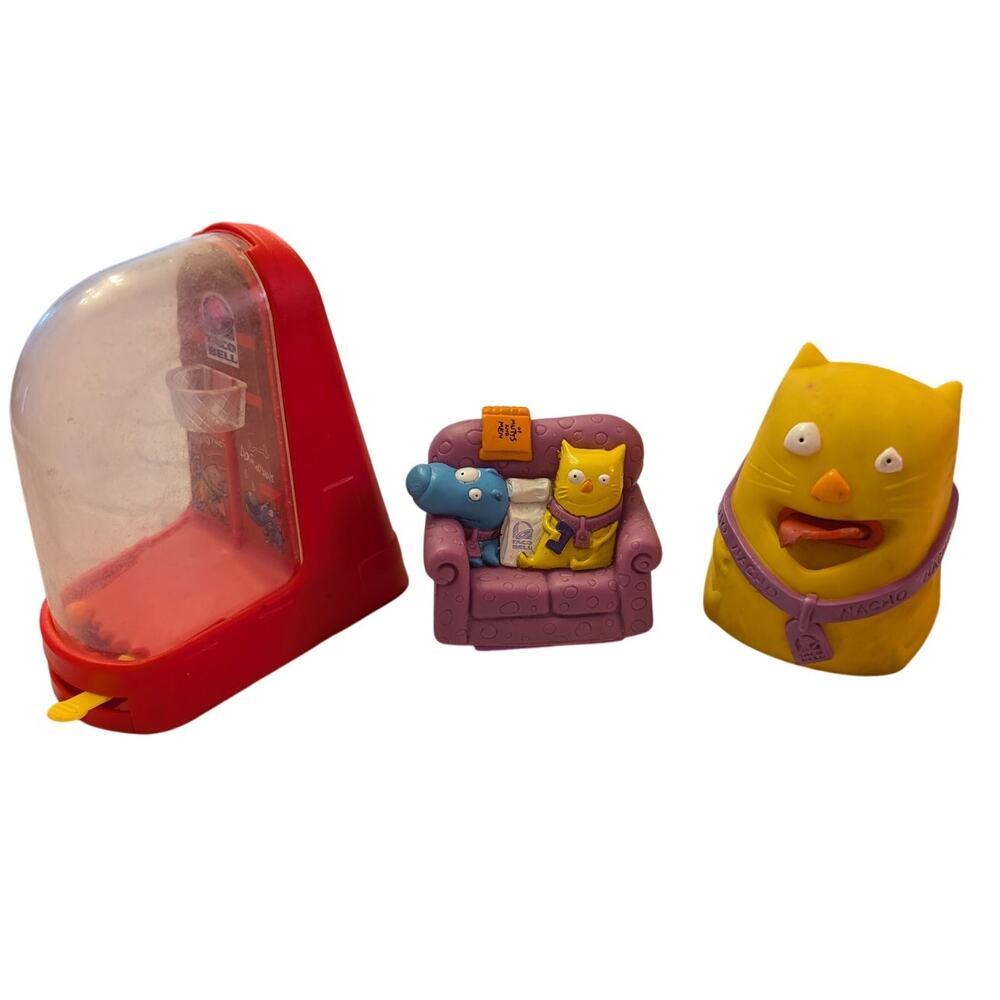 Vitntage Taco Bell Cat and Dog Toys